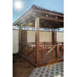 Беседка с палубным настилом из лиственницы. г. Краснодар рис.2