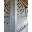 Жалюзийная дверь и решетки из лиственницы для технического помещения внешних блоков кондиционеров рис.2
